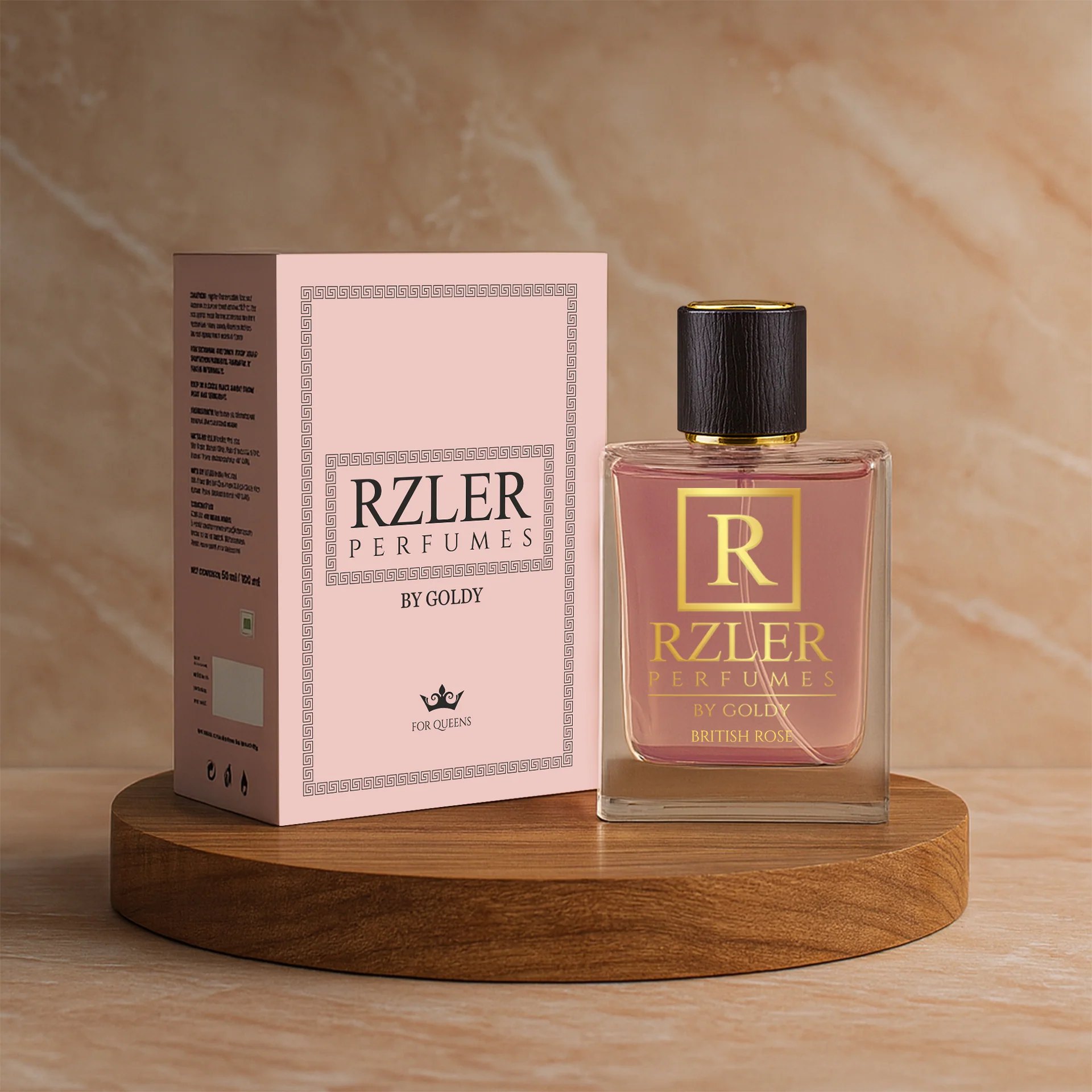 British Rose Perfume by RZLER | Rose, Pink Pepper, Raspberry Blossom & Amber | Best Rose Perfume for Women - Image 4