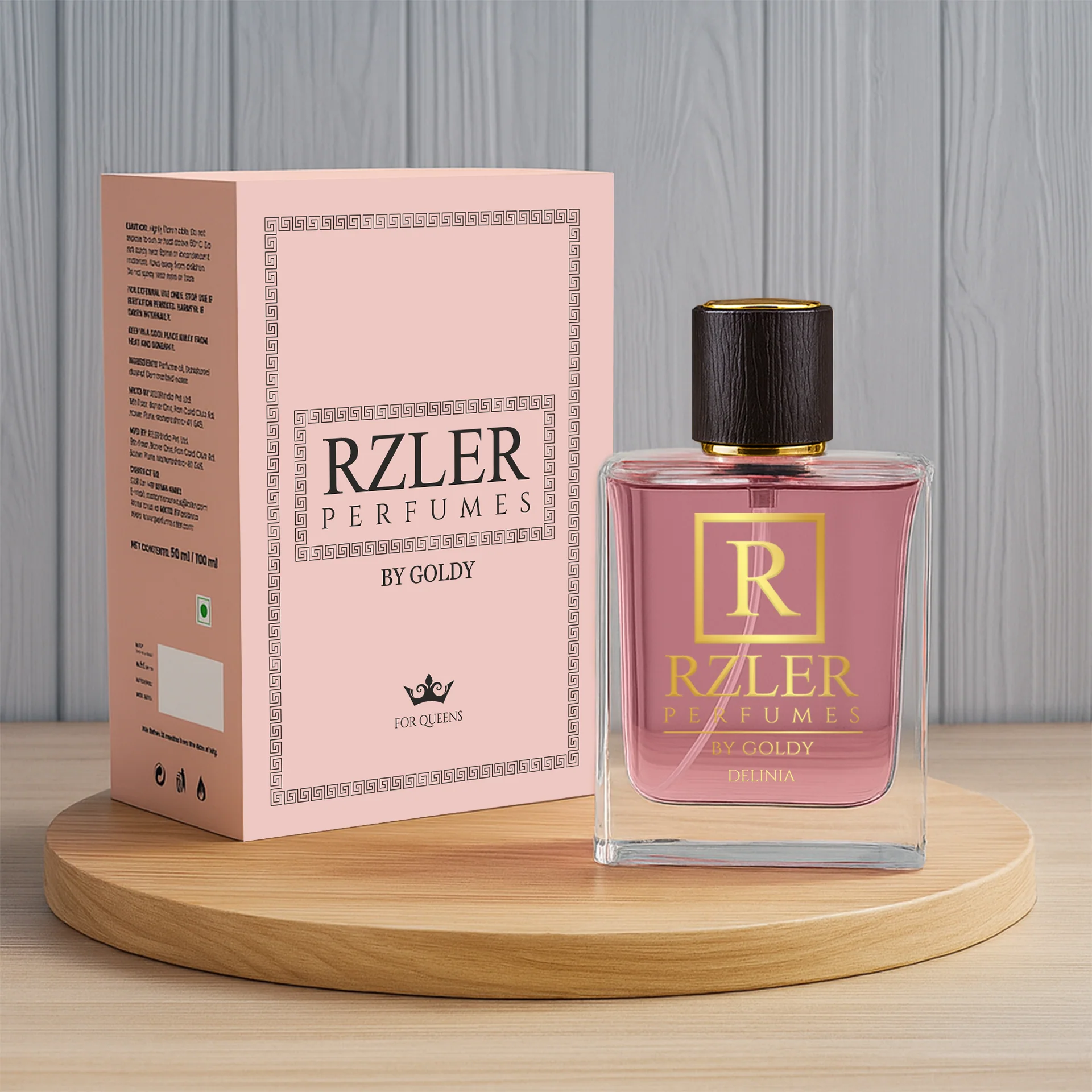 RZLER Delinia Rose Vanilla Perfume for Women– 50 ml | Fruits, Rose, Oud & Vanilla Notes - Image 4