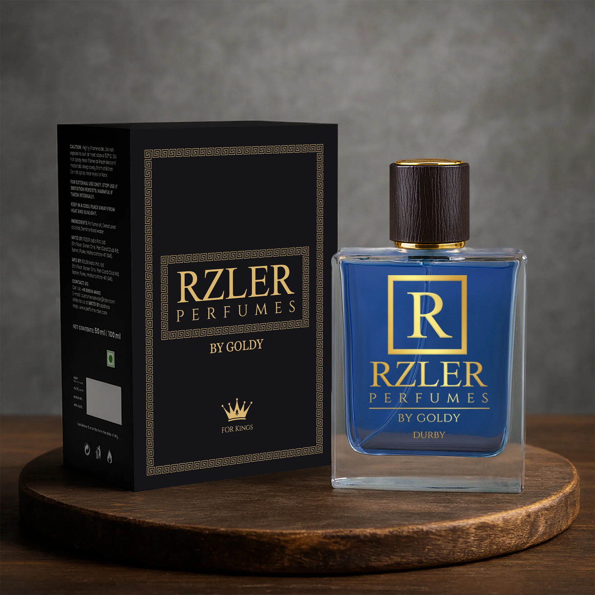 RZLER Durby Perfume – 50 ml | White Musk & Amber | Best Musk Perfume for Men - Image 4