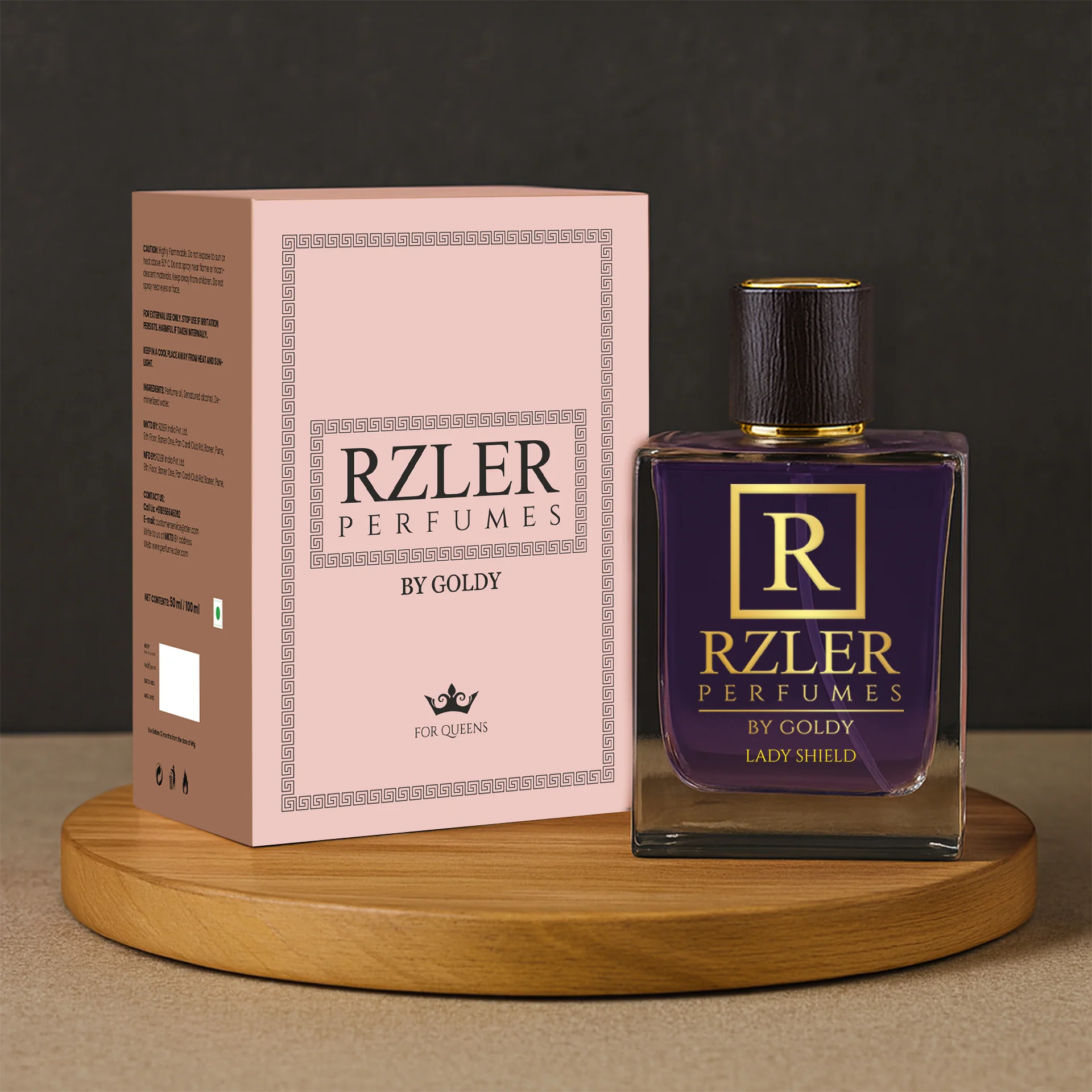 RZLER Lady Shield Floral Fruity Perfume – 50 ml | Berries, Florals & Musk Notes - Image 4