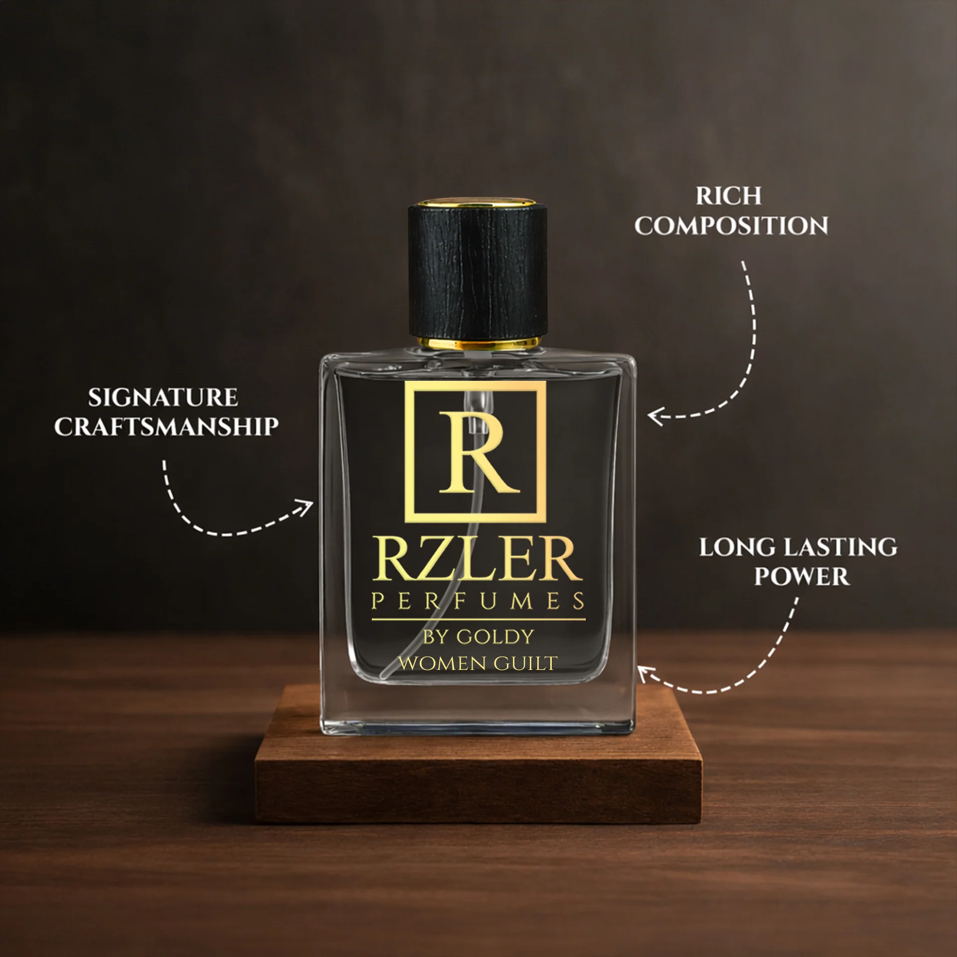 RZLER Women Guilt Perfume for Women – 50 ml | Rose, Bergamot & Patchouli | Long Lasting Floral Fragrance - Image 3